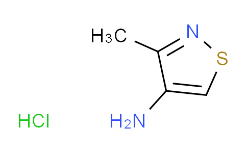 CAS No. 1958100-55-4, 3-Methylisothiazol-4-amine hydrochloride