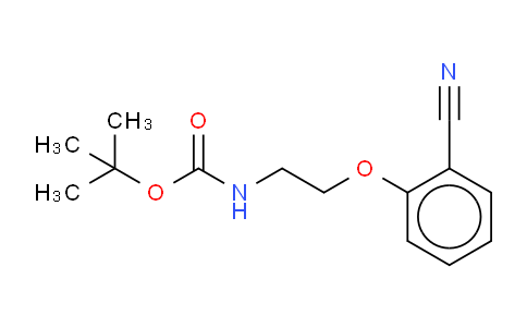 CAS No. 263409-80-9, 2-(Boc-amino)ethoxylbenzonitrile