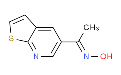 CAS No. 21344-44-5, 1-(Thieno[2,3-b]pyridin-5-yl)ethanone oxime