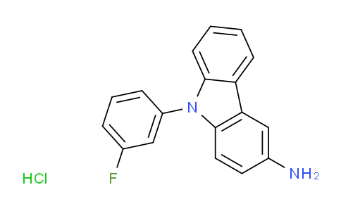 CAS No. 2044706-72-9, 9-(3-Fluorophenyl)-9H-carbazol-3-amine hydrochloride