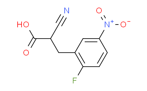 CAS No. 2044706-88-7, 2-Cyano-3-(2-fluoro-5-nitrophenyl)propionic Acid