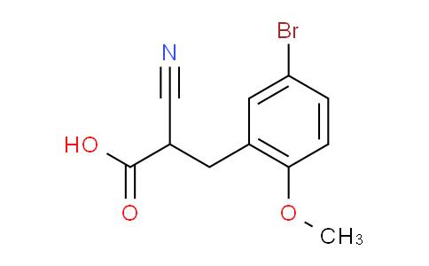 CAS No. 2044707-19-7, 3-(5-Bromo-2-methoxyphenyl)-2-cyanopropionic Acid