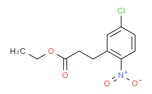 CAS No. 1803762-10-8, Ethyl 3-(5-Chloro-2-nitrophenyl)propanoate