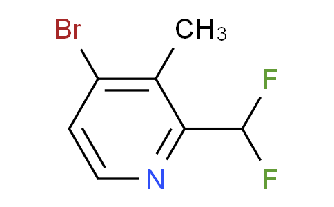 CAS No. 1806777-93-4, 4-Bromo-2-(difluoromethyl)-3-methylpyridine