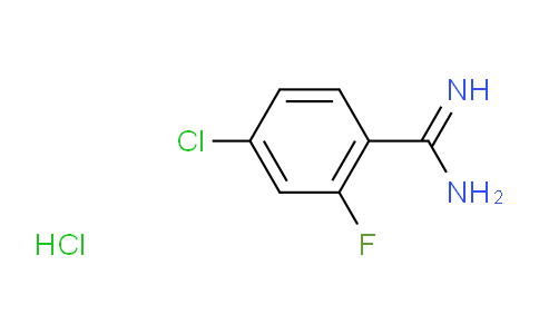 CAS No. 1187927-09-8, 4-Chloro-2-fluorobenzimidamide hydrochloride