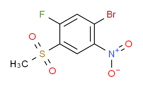 CAS No. 1415819-92-9, 1-Bromo-5-fluoro-4-methanesulfonyl-2-nitrobenzene