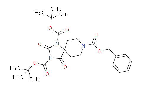 CAS No. 1005187-65-4, 8-Benzyl 1,3-di-tert-butyl 2,4-dioxo-1,3,8-triazaspiro[4.5]decane-1,3,8-tricarboxylate