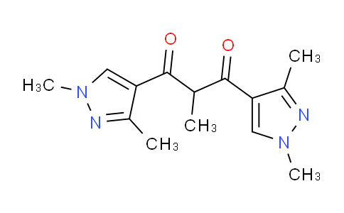 CAS No. 1006327-67-8, 1,3-Bis(1,3-dimethyl-1H-pyrazol-4-yl)-2-methylpropane-1,3-dione