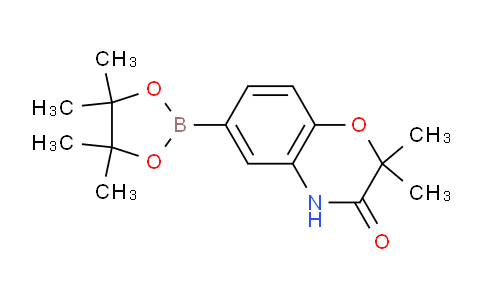 CAS No. 1650548-32-5, 2,2-Dimethyl-3-oxo-3,4-dihydro-2H-benzo[b][1,4]oxazine-6-boronic Acid Pinacol Ester