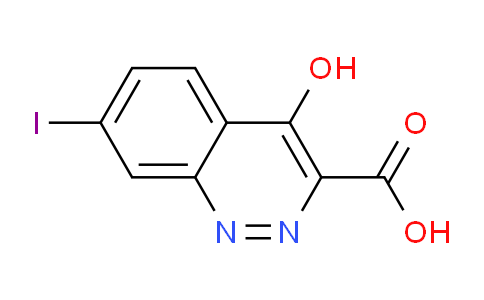 CAS No. 1414956-58-3, 4-Hydroxy-7-iodocinnoline-3-carboxylic acid