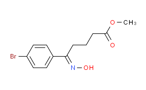 CAS No. 1799442-84-4, Methyl 5-(4-bromophenyl)-5-(hydroxyimino)pentanoate