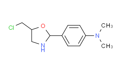 CAS No. 17996-49-5, 4-(5-(Chloromethyl)oxazolidin-2-yl)-N,N-dimethylaniline
