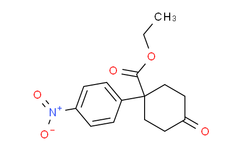 CAS No. 1408058-10-5, Ethyl 1-(4-Nitrophenyl)-4-oxocyclohexanecarboxylate