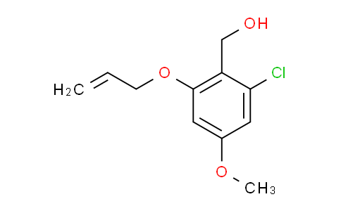 CAS No. 1638768-73-6, 2-(Allyloxy)-6-chloro-4-methoxybenzyl Alcohol