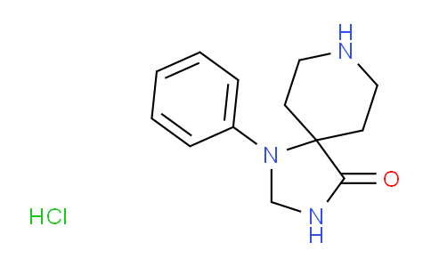 CAS No. 265097-20-9, 1-Phenyl-1,3,8-triazaspiro[4.5]decan-4-one hydrochloride