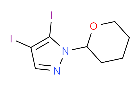 CAS No. 1403483-65-7, 4,5-Diiodo-1-(oxan-2-yl)pyrazole