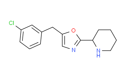 MC815843 | 1785761-02-5 | 5-(3-Chlorobenzyl)-2-(piperidin-2-yl)oxazole