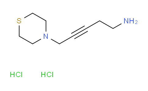 CAS No. 1416438-48-6, 5-Thiomorpholinopent-3-yn-1-amine dihydrochloride
