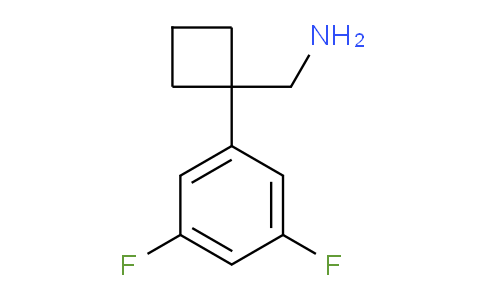 CAS No. 1247561-09-6, 1-(3,5-Difluorophenyl)cyclobutanemethanamine