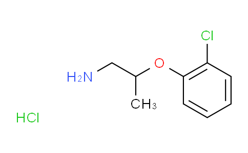 CAS No. 1021871-58-8, 2-(2-CHLORO-PHENOXY)-PROPYLAMINE HCL