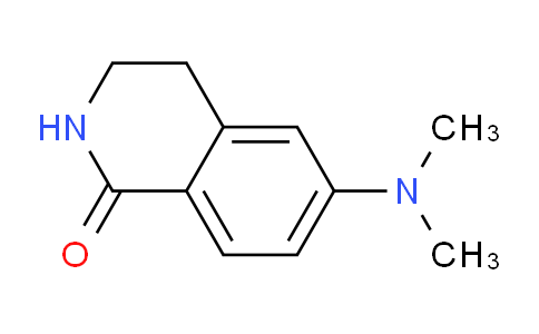 CAS No. 1178884-33-7, 6-(Dimethylamino)-3,4-dihydroisoquinolin-1(2H)-one
