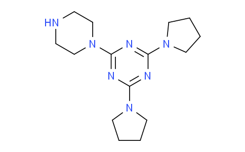 CAS No. 111668-00-9, 2-(Piperazin-1-yl)-4,6-di(pyrrolidin-1-yl)-1,3,5-triazine
