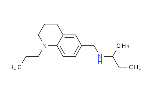 CAS No. 1119450-28-0, N-((1-Propyl-1,2,3,4-tetrahydroquinolin-6-yl)methyl)butan-2-amine