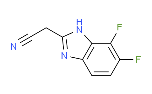CAS No. 1500714-70-4, 2-(Cyanomethyl)-4,5-difluorobenzimidazole