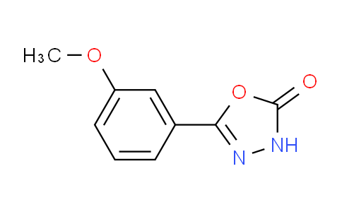 CAS No. 119933-35-6, 5-(3-Methoxyphenyl)-3H-1,3,4-oxadiazol-2-one