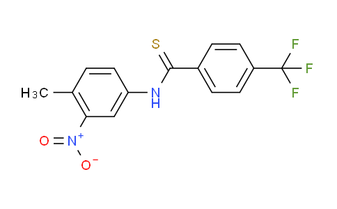 CAS No. 1257095-63-8, N-(4-Methyl-3-nitrophenyl)-4-(trifluoromethyl)benzothioamide