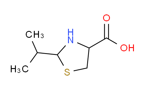 CAS No. 14347-75-2, 2-Isopropylthiazolidine-4-carboxylic acid