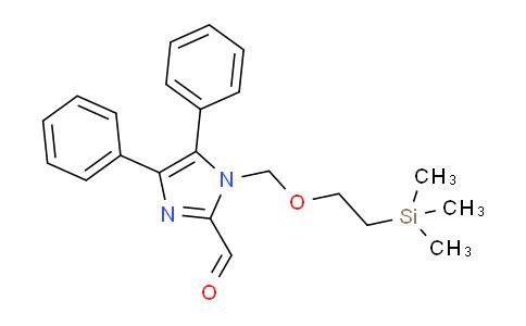 CAS No. 143487-51-8, 4,5-Diphenyl-1-[[2-(trimethylsilyl)ethoxy]methyl]-1H-imidazole-2-carbaldehyde