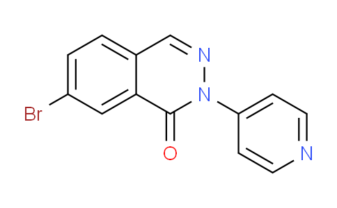 CAS No. 1437434-65-5, 7-Bromo-2-(pyridin-4-yl)phthalazin-1(2H)-one