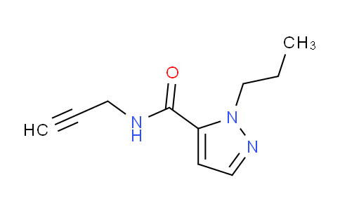 CAS No. 1437454-70-0, N-(Prop-2-yn-1-yl)-1-propyl-1H-pyrazole-5-carboxamide