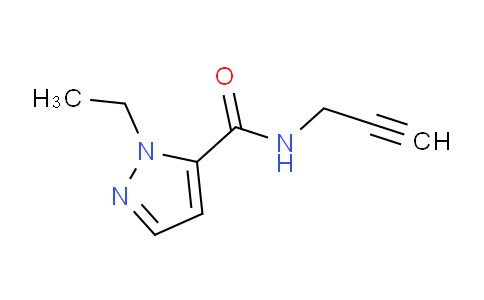 CAS No. 1437480-49-3, 1-Ethyl-N-(prop-2-yn-1-yl)-1H-pyrazole-5-carboxamide