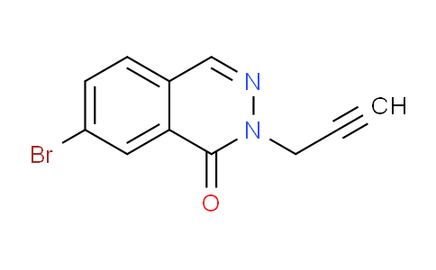 CAS No. 1437483-38-9, 7-Bromo-2-(prop-2-yn-1-yl)phthalazin-1(2H)-one