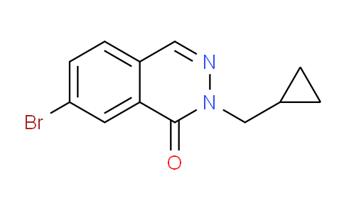 CAS No. 1437485-85-2, 7-Bromo-2-(cyclopropylmethyl)phthalazin-1(2H)-one