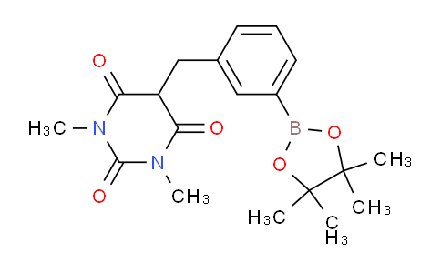 CAS No. 2027542-98-7, 1,3-Dimethyl-5-[3-(4,4,5,5-tetramethyl-[1,3,2]dioxaborolan-2-yl)-benzyl]-pyrimidine-2,4,6-trione