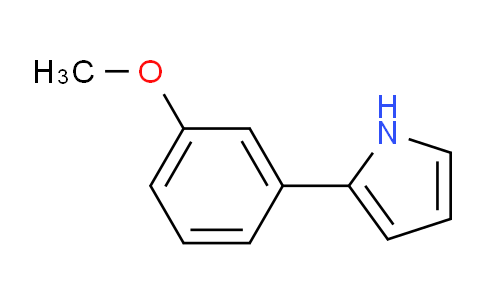 CAS No. 73742-11-7, 2-(3-Methoxyphenyl)pyrrole