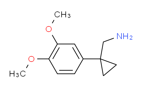 CAS No. 927993-35-9, 1-(3,4-Dimethoxyphenyl)cyclopropanemethanamine