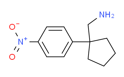 CAS No. 927993-50-8, 1-(4-Nitrophenyl)cyclopentane-1-methanamine