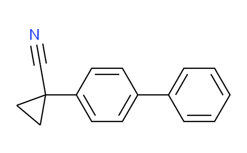 CAS No. 92855-14-6, 1-(4-Biphenylyl)cyclopropanecarbonitrile