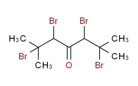 CAS No. 73806-71-0, 2,3,5,6-Tetrabromo-2,6-dimethyl-4-heptanone