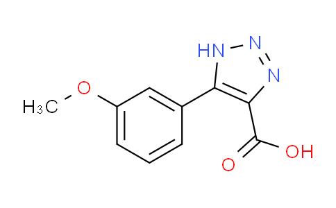 CAS No. 1518803-29-6, 5-(3-Methoxyphenyl)-1H-1,2,3-triazole-4-carboxylic acid