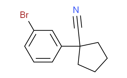 CAS No. 143328-18-1, 1-(3-Bromophenyl)cyclopentanecarbonitrile