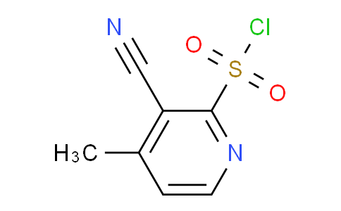CAS No. 924886-34-0, 3-Cyano-4-methylpyridine-2-sulfonyl chloride