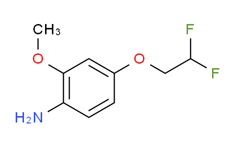 CAS No. 1245823-81-7, 4-(2,2-Difluoroethoxy)-2-methoxyaniline
