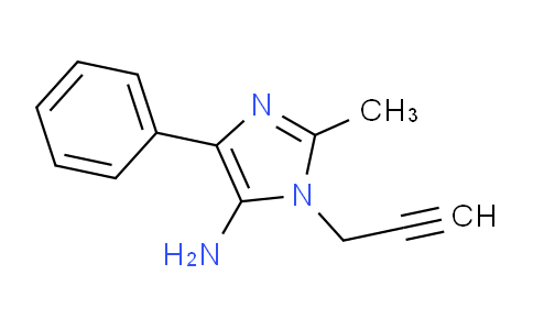 CAS No. 1247424-61-8, 2-Methyl-4-phenyl-1-(prop-2-yn-1-yl)-1H-imidazol-5-amine