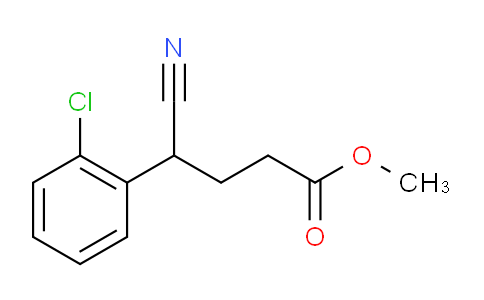CAS No. 2006276-81-7, Methyl 4-(2-Chlorophenyl)-4-cyanobutyrate