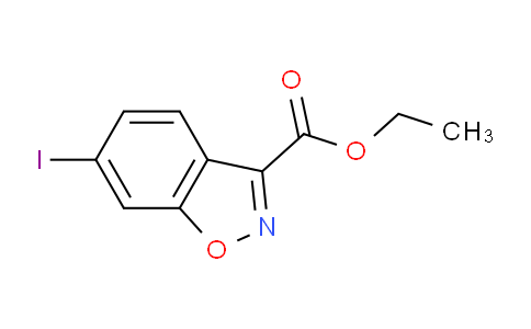 CAS No. 1352395-67-5, Ethyl 6-iodobenzo[d]isoxazole-3-carboxylate